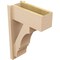 Ekena Millwork 7 1/2-in W x 16-in D x 24-in H Balboa Block Rough Cedar Woodgrain TimberThane Outlooker, Primed Tan OUTUR075X16X24BOA44RCPR - alternate 5